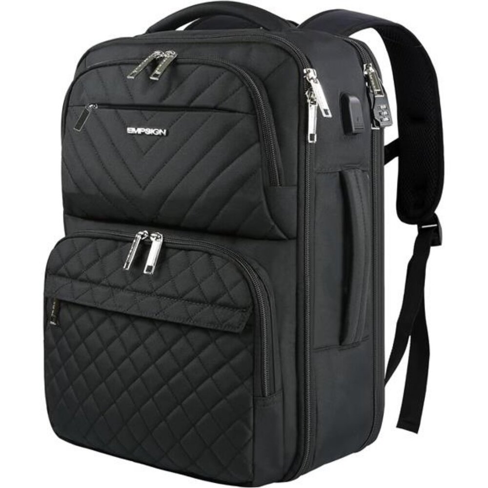 Travel Backpack, Large Carry On Backpack Airline Approved Travel Bag, 17 inch